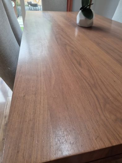 Dining table and chairs