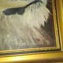 2 Genuine Paintings of a Lion and a Tiger in a Gilded Frames Image 2