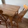 table & 2 chairs wooden Image 3