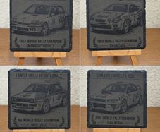 Classic Rally Legends Engraved Slate Display Set