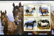 2011 Ireland Stampa Public Souvenir The Irish Horse Commemorative Stamps Miniature Sheet Overprinted for Stampa Mint Never Hinged (MNH)
