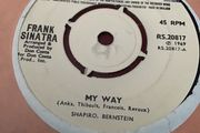 Frank Sinatra vinyl single record - My Way
