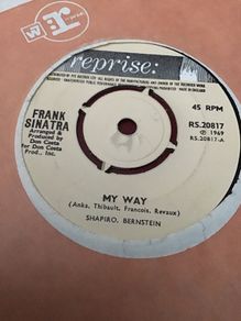 Frank Sinatra vinyl single record - My Way