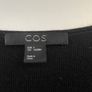 COS Black midi Knit dress/ size S, Prefect condition Image 2