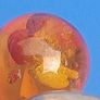 vintage bespoke silver&amber ring Image 9