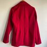 Prettylittlething red single breasted lightweight blazer size 12 Image 4