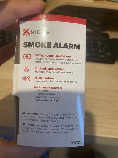 Kidde Smoke Alarm - brand new