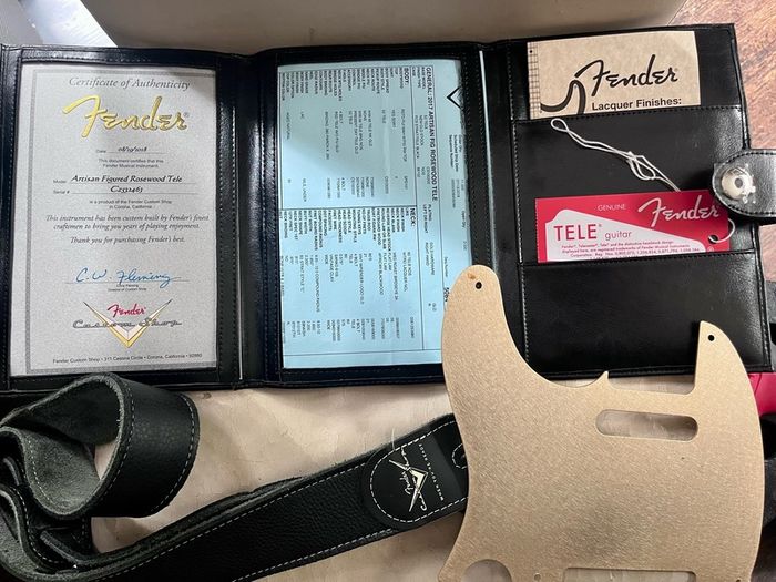 Fender custom shop Figured Rosewood Artisan Telecaster