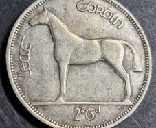 Ireland 1961 Mule Half Crown coin