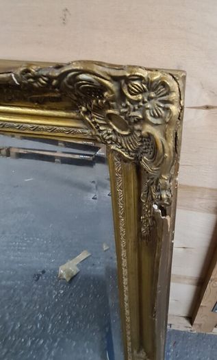 Classic Ornate Gold Wall Mirror (Baroque Style)
