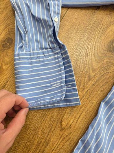 Eton Men's Contemporary French Cuffs Shirt Size XL 17.5