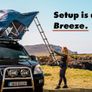 Crua Aer 2-3 Person Rooftop Tent With Ladder In Green With Gray Flysheet - New From Our Warehouse - Collection Only & Free Installation Image 5