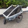Specialized Vado electric bike & Qeridoo Kidgoo trailer Image 5