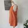 BNWT Stable of Ireland pure Irish linen burnt orange tunic top blouse M 10 12 summer holiday designer Image 3