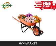 Garden Wheelbarrow Cart 5 Cu Ft One Wheel