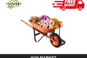 Garden Wheelbarrow Cart 5 Cu Ft One Wheel