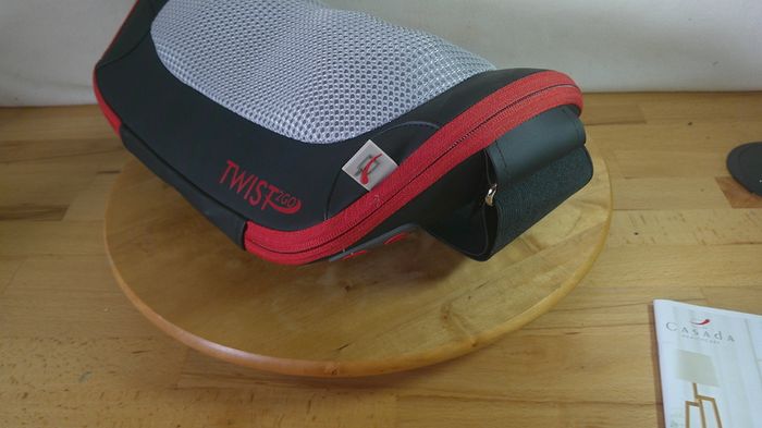 Casada Healthcare Twist2Go Cordless Shiatsu Massage Cushion with Heat & Car Adapter Boxed