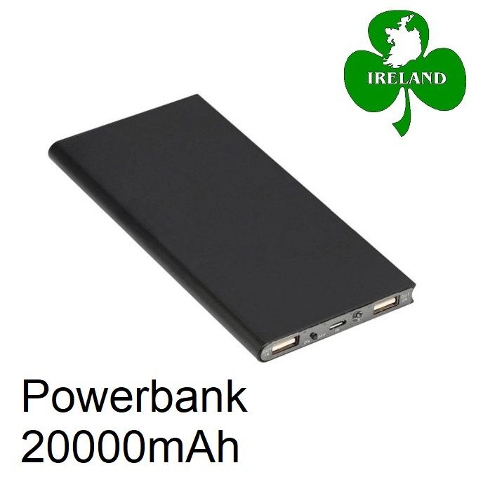 20000mAh Power Bank Charger 2 USB Micro USB Input Battery Charging New