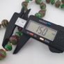 Antique Venetian Style Stripe & Chevron Glass Beads Necklace Image 3