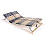 Slatted Bed Base with 42 Slats 7 Zones 120x200 cm Image 9