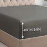 Black Superking Bed Set with Zip Image 3