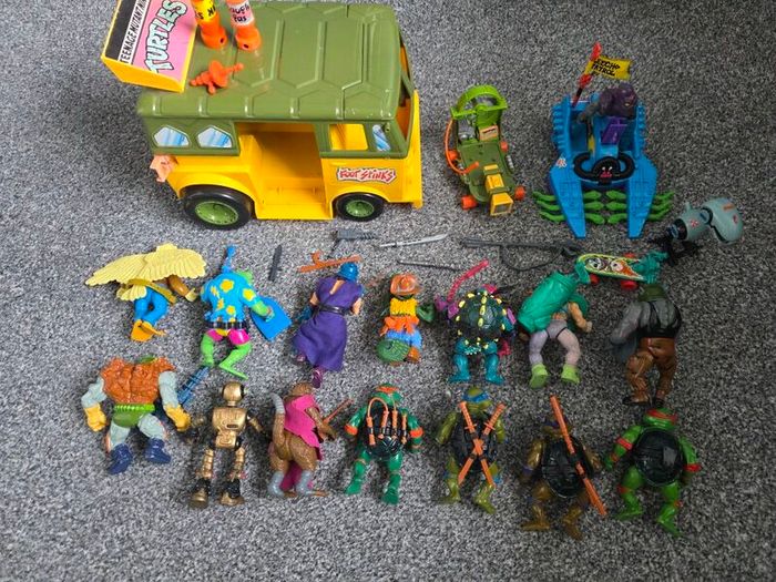 Teenage mutant teenage turtles 1980s vintage toys