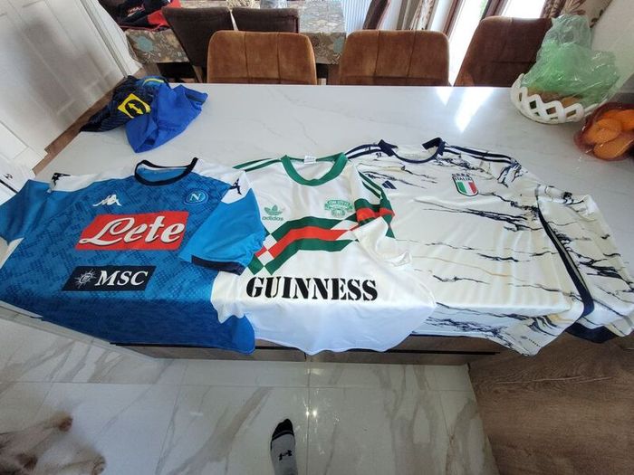 Mens football shirts/ jerseys