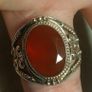 Carnelian and Sterling Silver Ring Image 5