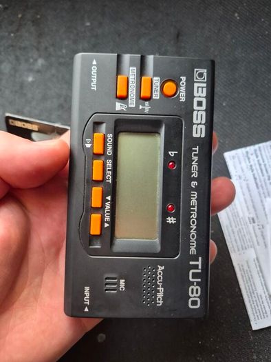 Boss TU-80 Chromatic Tuner Metronome Music/Guitar Tuner