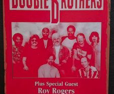 Doobie brothers , vintage style metal sign .