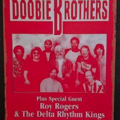 Doobie brothers , vintage style metal sign .
