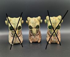 Small skull models 3d printed