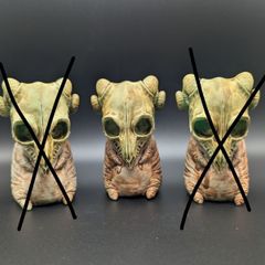 Small skull models 3d printed
