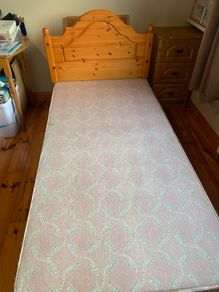 Single bed base with 2 drawers