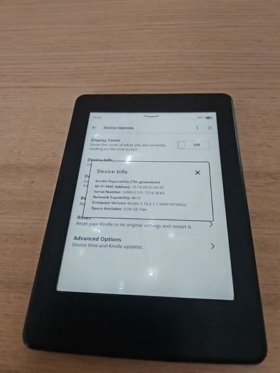 Kindle Paperwhite 7th Gen without Ads