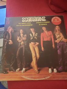 SCORPIONS: All Night Long 12" - UK Pressing 1979 (Autographed by Uli Jon Roth and Francis Buchholz)