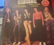 SCORPIONS: All Night Long 12" - UK Pressing 1979 (Autographed by Uli Jon Roth and Francis Buchholz)