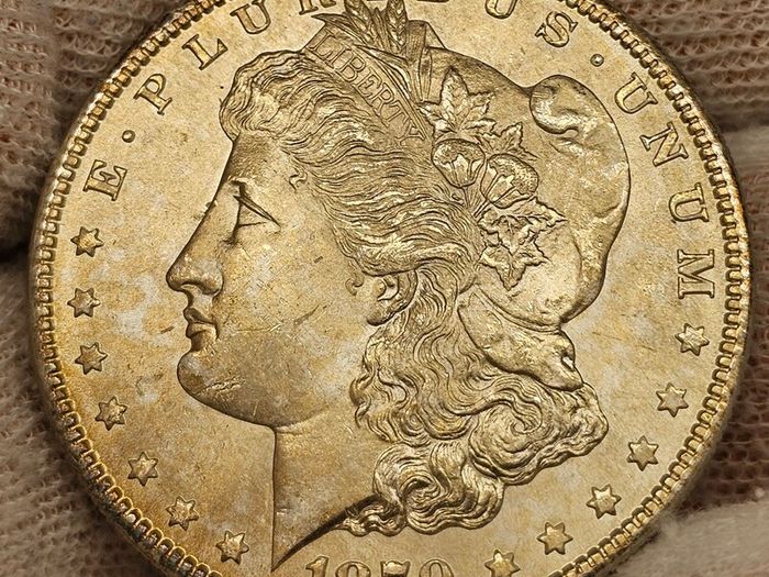 USA United States Silver 1879 S Silver Morgan Dollar Beautiful Uncirculated Lustrous Superb!