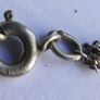 Vintage Sterling Silver 925 Welsh Daffodil Love Spoon Necklace, Heart Love Spoon Pendant Image 7