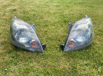 Genuine Ford Fiesta MK6 Facelift Headlights Pair (2005 - 2008)