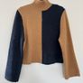& Other Stories Two-Tone Mock Neck Sweater Image 3