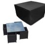Fabric Seating Set Cover with Drawstring Waterproof Breathable Garden Furniture Image 3