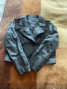Mint velvet leather jacket