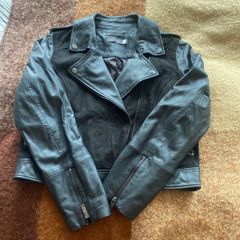 Mint velvet leather jacket