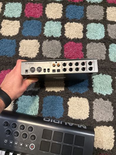 M-Audio Axiom 49 and m audio interface