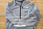 north face tracksuit boys