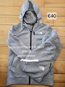 north face tracksuit boys