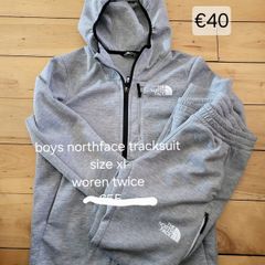 north face tracksuit boys