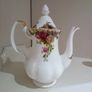Bone China Royal Albert Old Country Roses 3 piece Coffee set Image 8