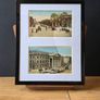 Vintage Dublin Wall Art  3 Framed Displays with 6 Old Postcards Image 3